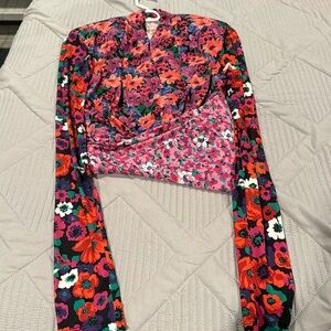 Flower Long Sleeve Top